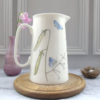 Summer Flowers And Butterflies Bone China Jug, 4 of 7