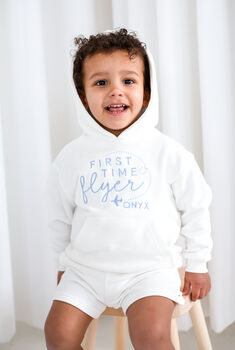 Mini Flyer Personalised Embroidered Airport Sweatshirt Jumper, 5 of 10