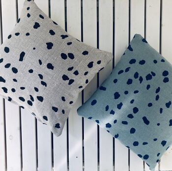 Sustainable Dalmatian Print Cushion, 4 of 6