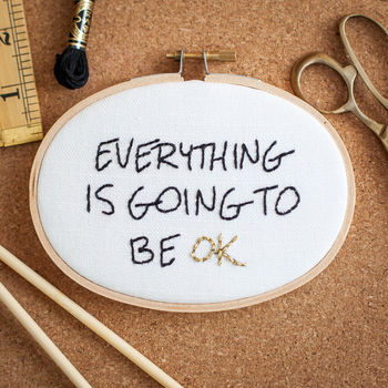 Everything Is Going To Be Ok Mini Motivator Craft Kit, 4 of 6