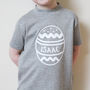 Personalised Easter Egg Childrens T Shirt, thumbnail 1 of 3