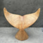 Hand Carved 19cm Diving Whale Tail Wooden Ornament Gift, thumbnail 11 of 12