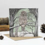 'Barred Owl' Christmas Card, thumbnail 1 of 2