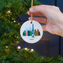 Personalised Paris Christmas Tree Decoration, thumbnail 1 of 6