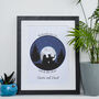 Valentine's Personalised Framed Couples Day Print, thumbnail 5 of 9
