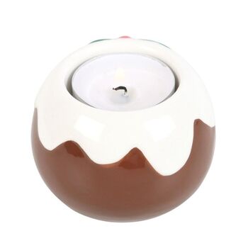 Christmas Pudding Tealight Candle Holder, 2 of 3