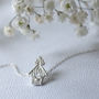 Sterling Silver Bird House Necklace, thumbnail 2 of 10