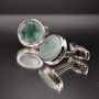 Cufflinks Jade Color Luxury Gift, thumbnail 5 of 5