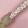 Pink And Peach Leopard Print Wrapping Paper, thumbnail 3 of 6