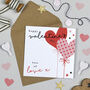 Heart Balloon Valentine's Day Card, thumbnail 1 of 3