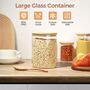 3000 Ml Glass Jar With Bamboo Lid, thumbnail 5 of 7