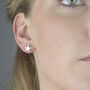 Star Stud Earrings Sterling Silver Star Studs, thumbnail 1 of 3