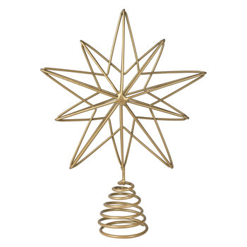 Gold Christmas Tree Star Topper, 2 of 2