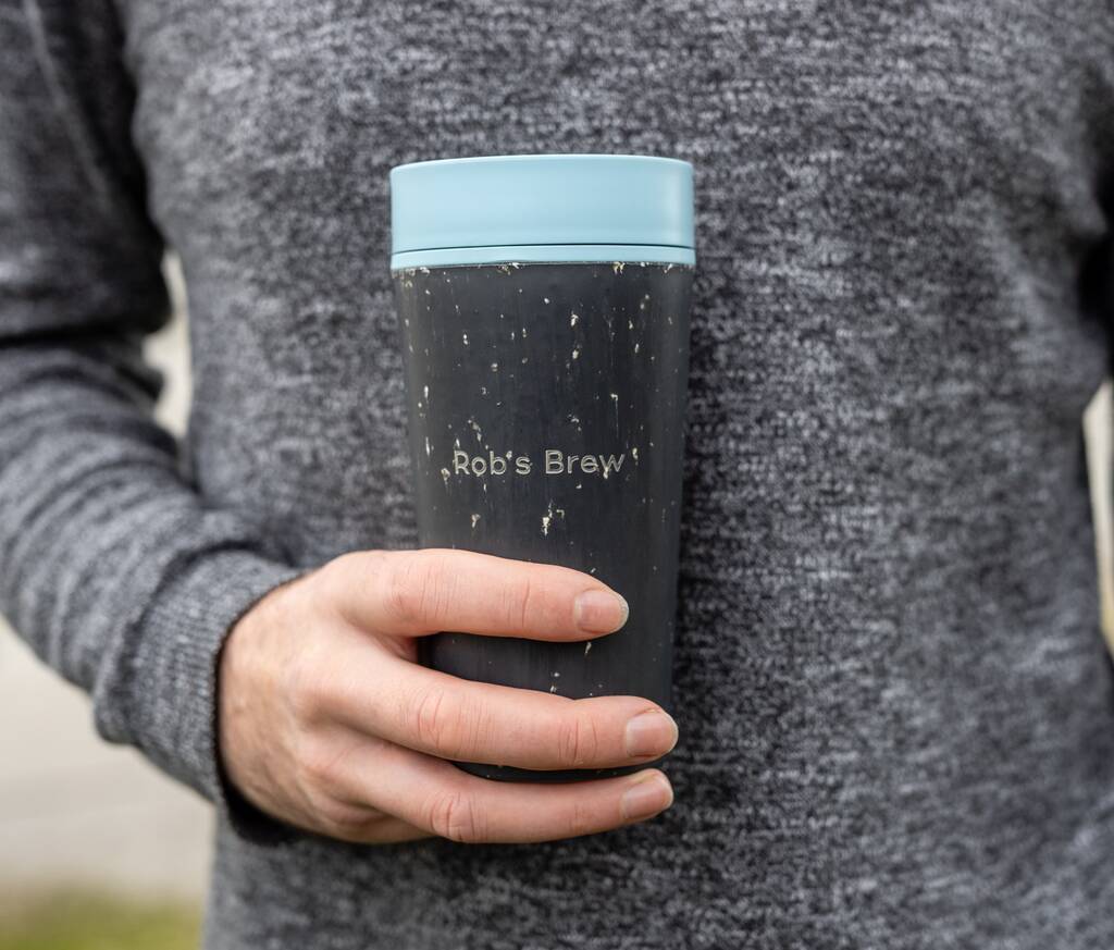 Personalised Leakproof Reusable Travel Mug 12oz By Circular&Co