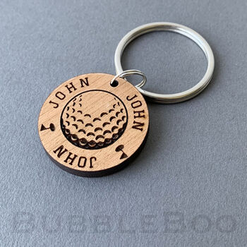 Golfers Keyring For Father's Day, 2 of 6