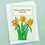 'Daffodils' Personalised Mother's Day Card, thumbnail 1 of 3