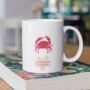 Crab Personalised Gift Mug, thumbnail 2 of 2
