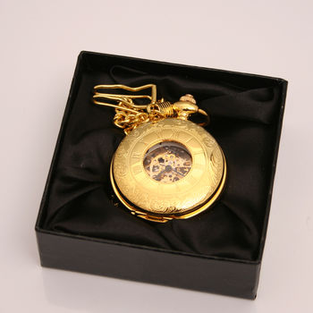 Antique Style Gold Personalised Pocket Watch, 5 of 7
