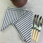 Country Or Coastal French Style Table Napkins, thumbnail 3 of 4