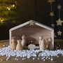 Wooden Christmas Nativity Scene, thumbnail 1 of 2