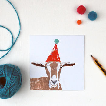 Toggenburg Goat Birthday Card, 2 of 2