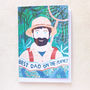 'Best Dad On The Planet' Explorer Father's Day Card, thumbnail 1 of 3