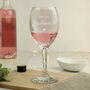 Personalised Bridesmaid Wine Glass, thumbnail 3 of 4