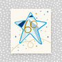 60th Birthday Card Star Design, thumbnail 2 of 2