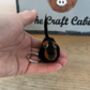 Needle Felted Handmade Tiny Dachshund Keyring/Black And Tan/Chocolate And Tan/Red, thumbnail 9 of 12