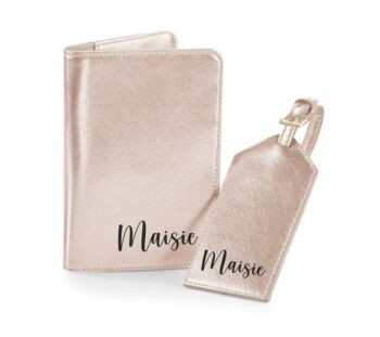 Personalised Deluxe Travel Passport Cover, 6 of 7