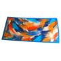 Blue Brushed Feathers Scarf, thumbnail 2 of 5