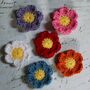 Crocheted Flower Bookmark Letterbox Gift, thumbnail 7 of 7