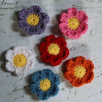 Crocheted Flower Bookmark Letterbox Gift, 7 of 7