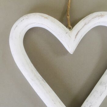 Hand Painted Hanging Heart Decoration, 7 of 7