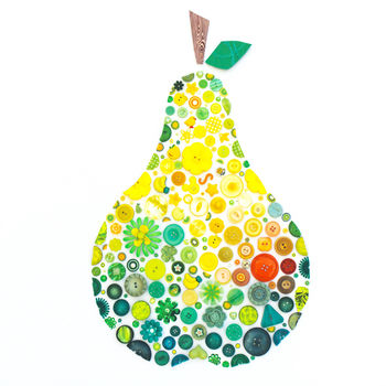 Pear Button Artwork, 2 of 3