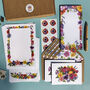 Colourful Flowers Writing Set, thumbnail 2 of 7