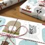 Snowglobe Animals Christmas Wrapping Paper, thumbnail 10 of 12