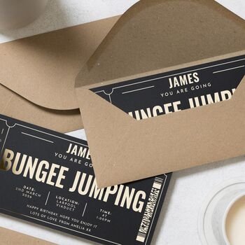 Personalised Bungee Jumping Experience Gift Voucher, 7 of 9