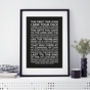 Personalised Favourite Song Print, thumbnail 4 of 8