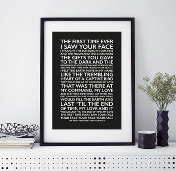 Personalised Favourite Song Print, 4 of 8