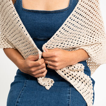 Elsie Shawl Easy Crochet Kit, 6 of 11