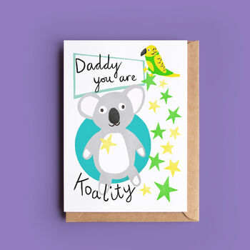 Koala Card For Dad, Daddy Or Grandad, 2 of 4