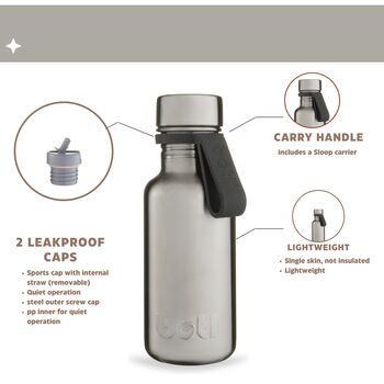 500ml Tough V2 Stainless Steel Lightweight Bottle, 4 of 6