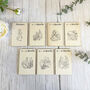 Bunny Rabbit Nursery Drawer Dividers Set Of Seven New Baby Gift, thumbnail 1 of 11