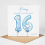 Personalised 16th Birthday Card, thumbnail 3 of 3