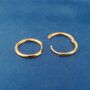 Classic Gold Hoop Earrings, thumbnail 4 of 7