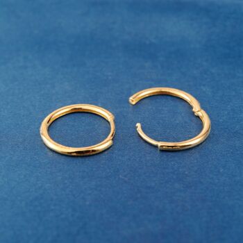 Classic Gold Hoop Earrings, 4 of 7