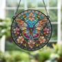 Butterfly Stained Glass Effect Suncatcher, thumbnail 5 of 6