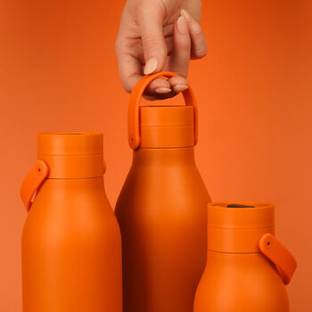 Circular And Co 1 L Stainless Steel Water Bottle Sunrise Orange, 6 of 7