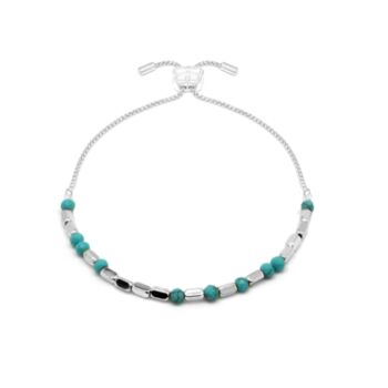 Skiathos Turquoise Three Layer Bracelet Stack, 3 of 5